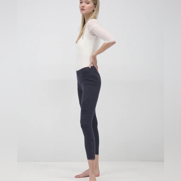 Beulah Style Moto Jeggings - Midnight Blue - Picture 6 of 13